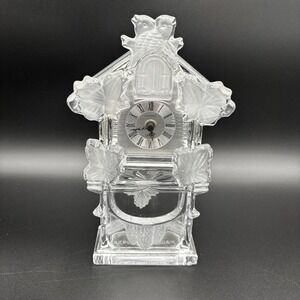 Vintage Shannon Crystal Legends 24% lead Pendulum‎ Clock By Godinger